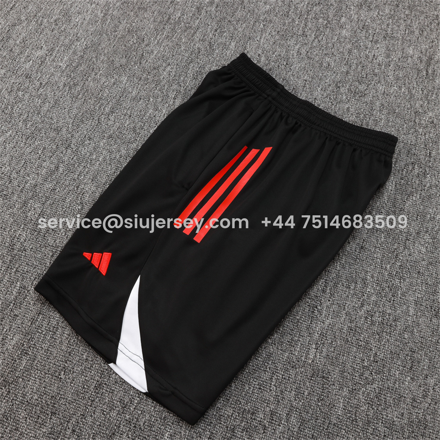 SIUjerseys-Liver.pool 25-26 Vest Training Set - Black Vest & Black Shorts