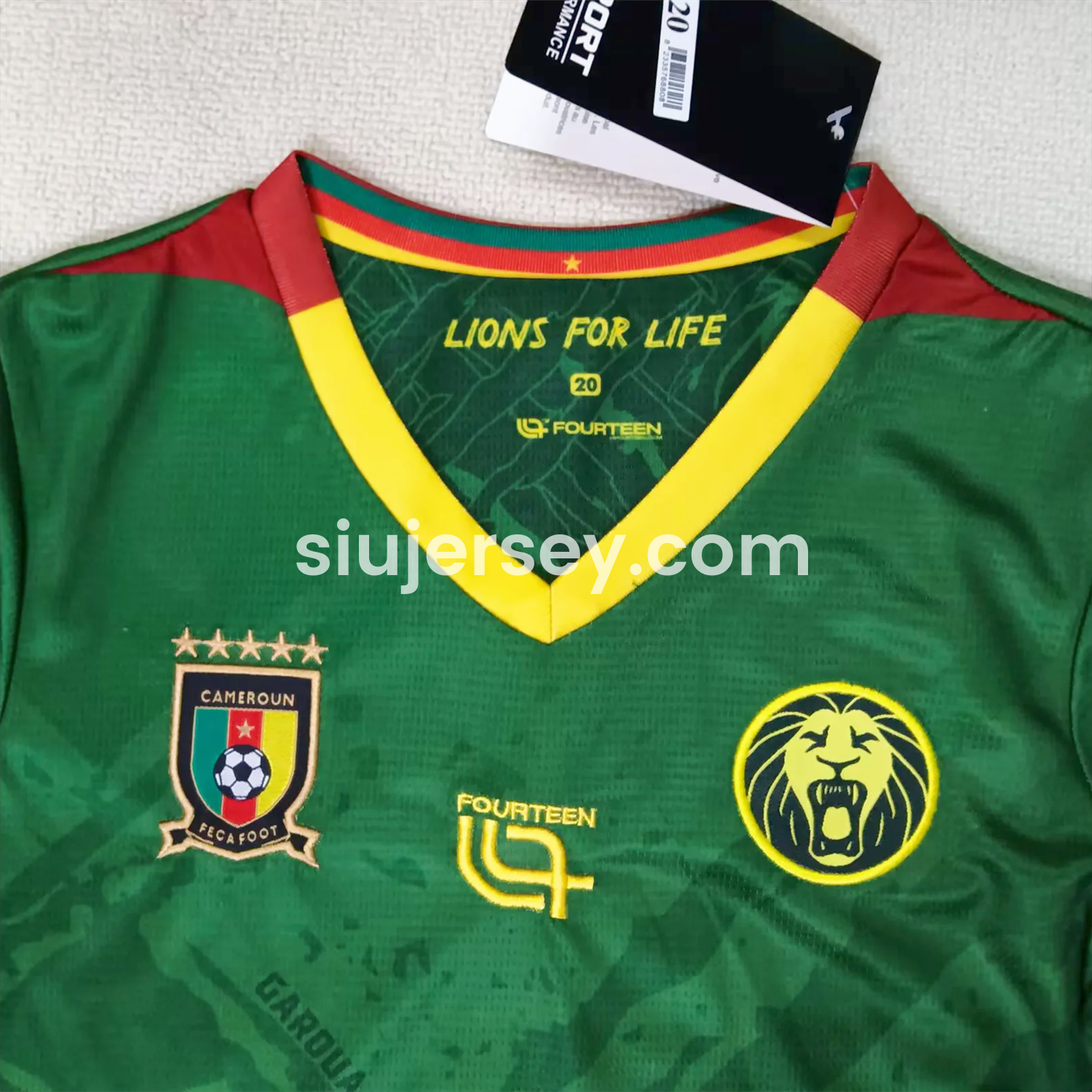 SIUjerseys-Cameroon 25-26 Home Kids Kit