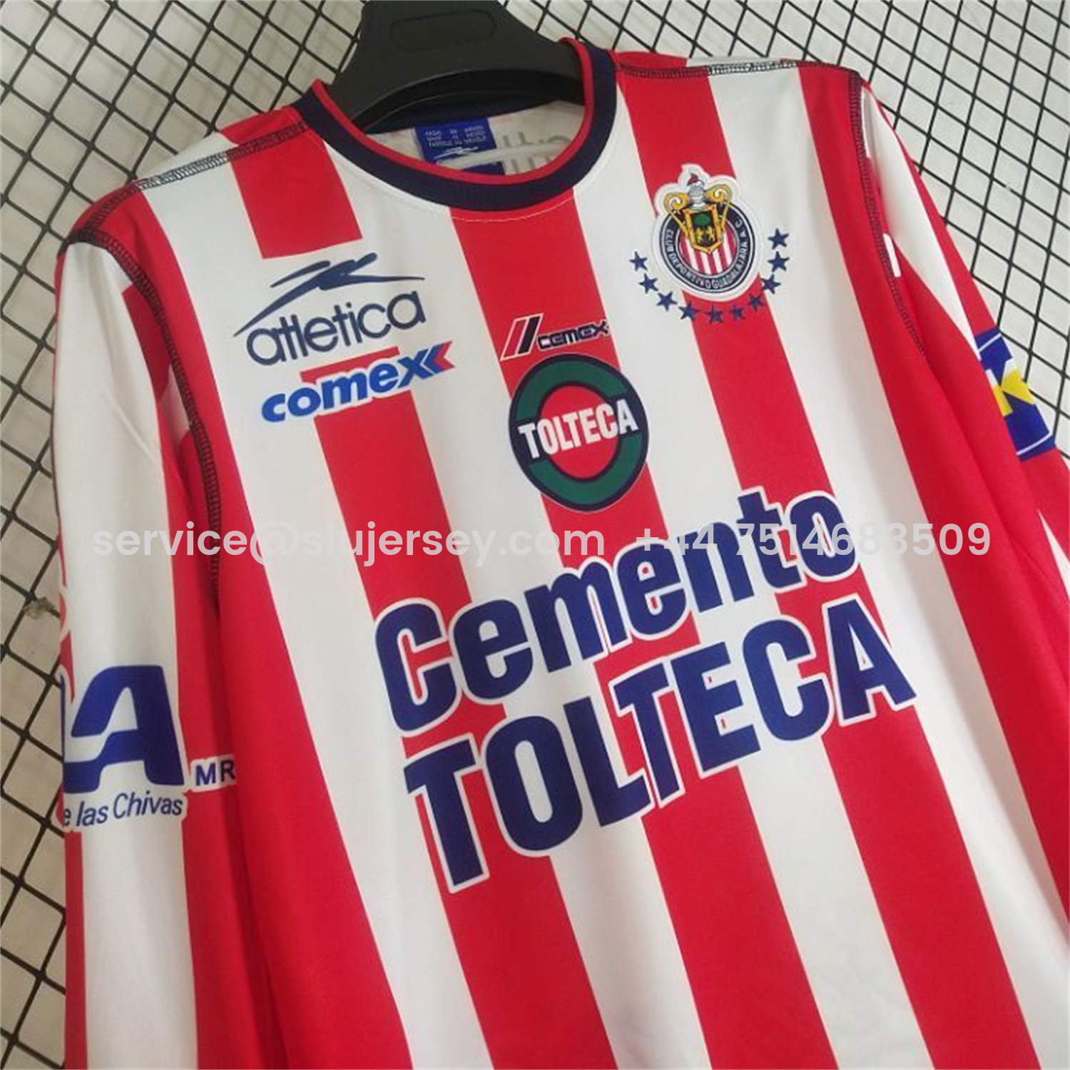 SIUjerseys-Retro Chivas de Guadalajara 2002-03 Home Long Sleeves Jersey