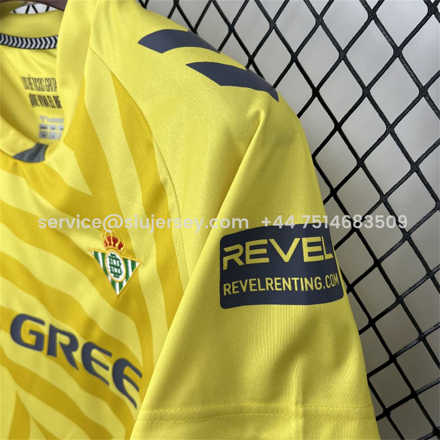 SIUjerseys-Real Betis 25-26 Yellow Goalkeeper Jersey - Fans Version