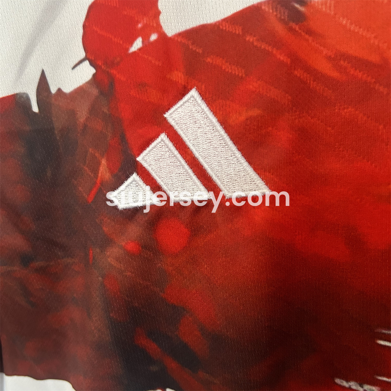 SIUjerseys-Japan 25-26 Black Samurai Silhouette White Jersey - Fans Version