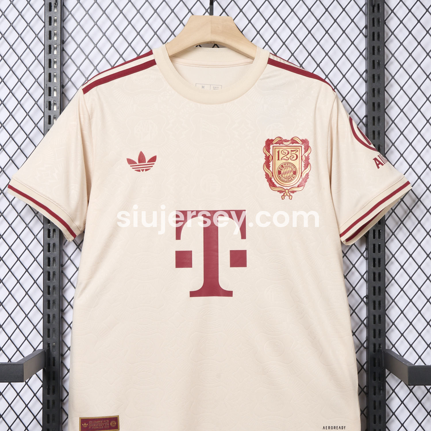 SIUjerseys-Bayern Munich 2025 Apricot 125th Anniversary Jersey - Fans Version