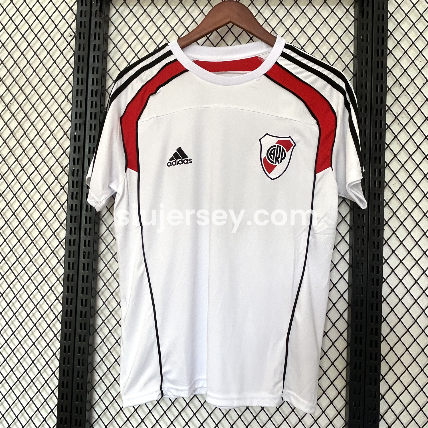 SIUjerseys-River Plate 25-26 Urban Purist Throwback White Jersey - Fans Version