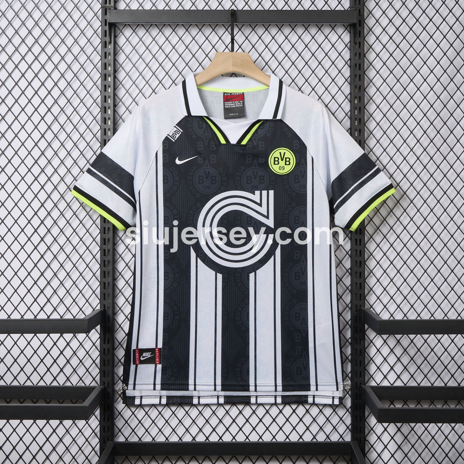 SIUjerseys-Retro Dortmund 1996-97 European Away Jersey