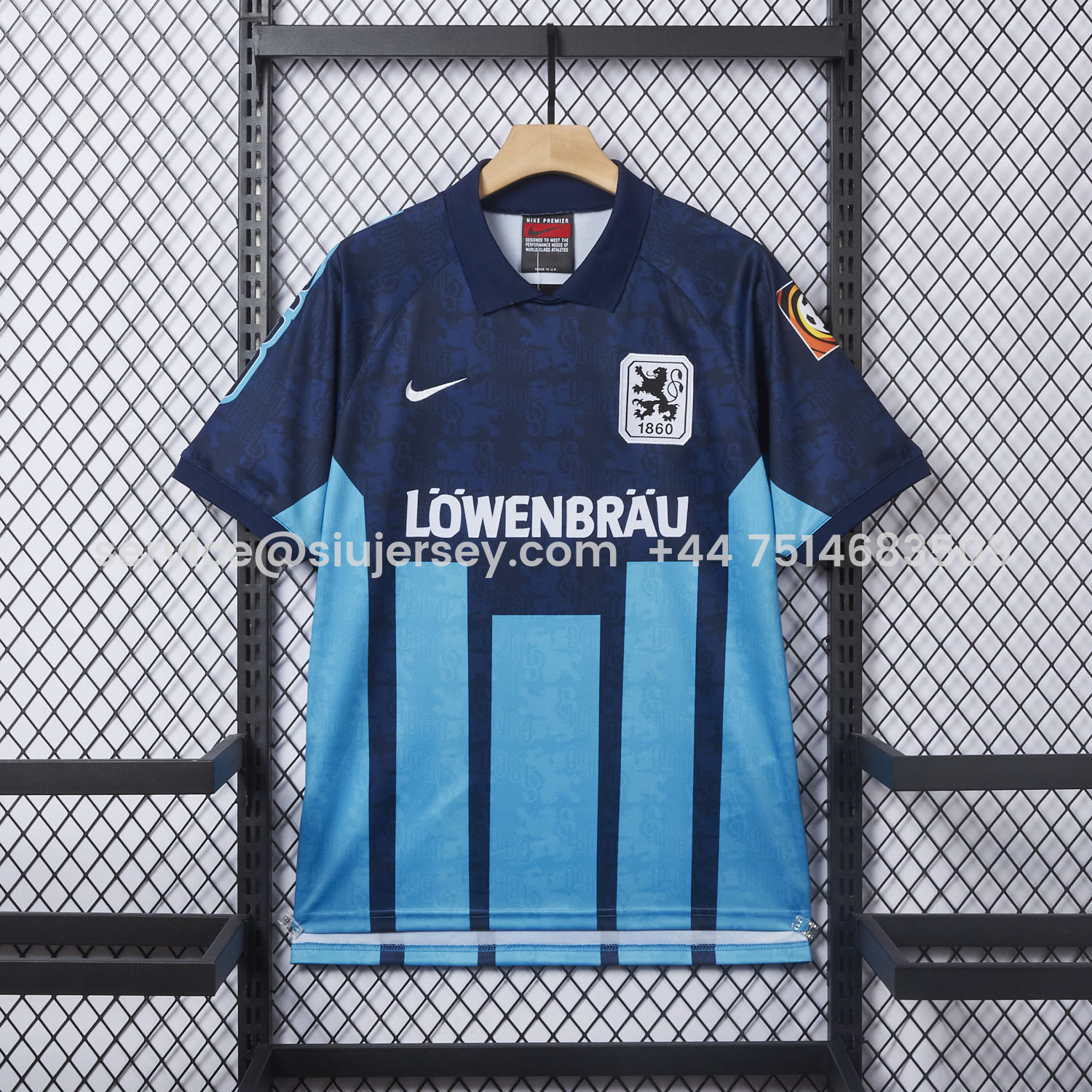 SIUjerseys-Retro TSV 1860 München Munich 1996 Away Jersey