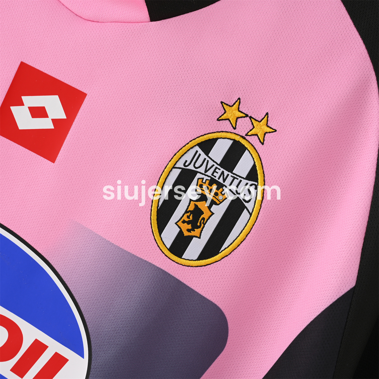 SIUjerseys-Retro Juventus 2002-03 Pink Goalkeeper Jersey
