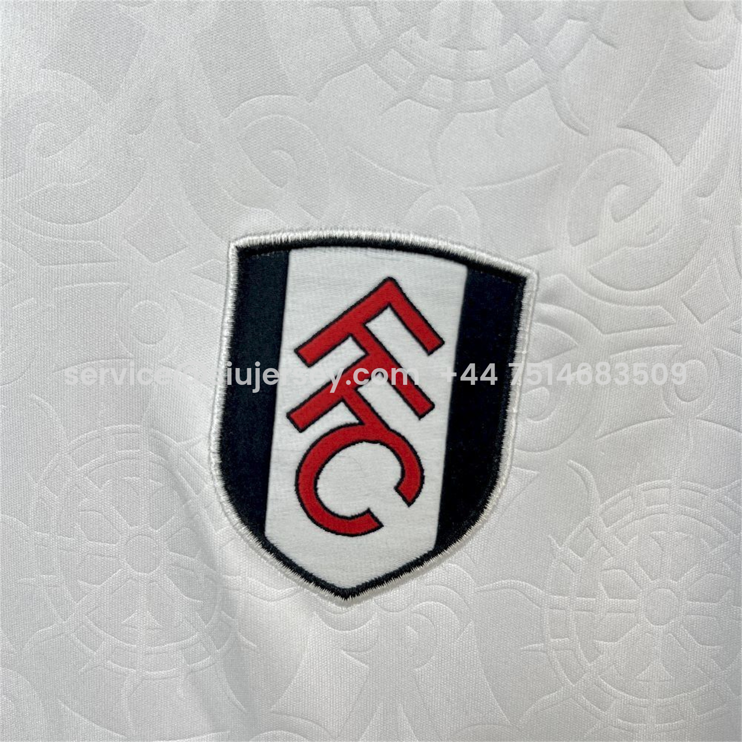 SIUjerseys-Fulham 25-26 Home White Jersey - Fans Version