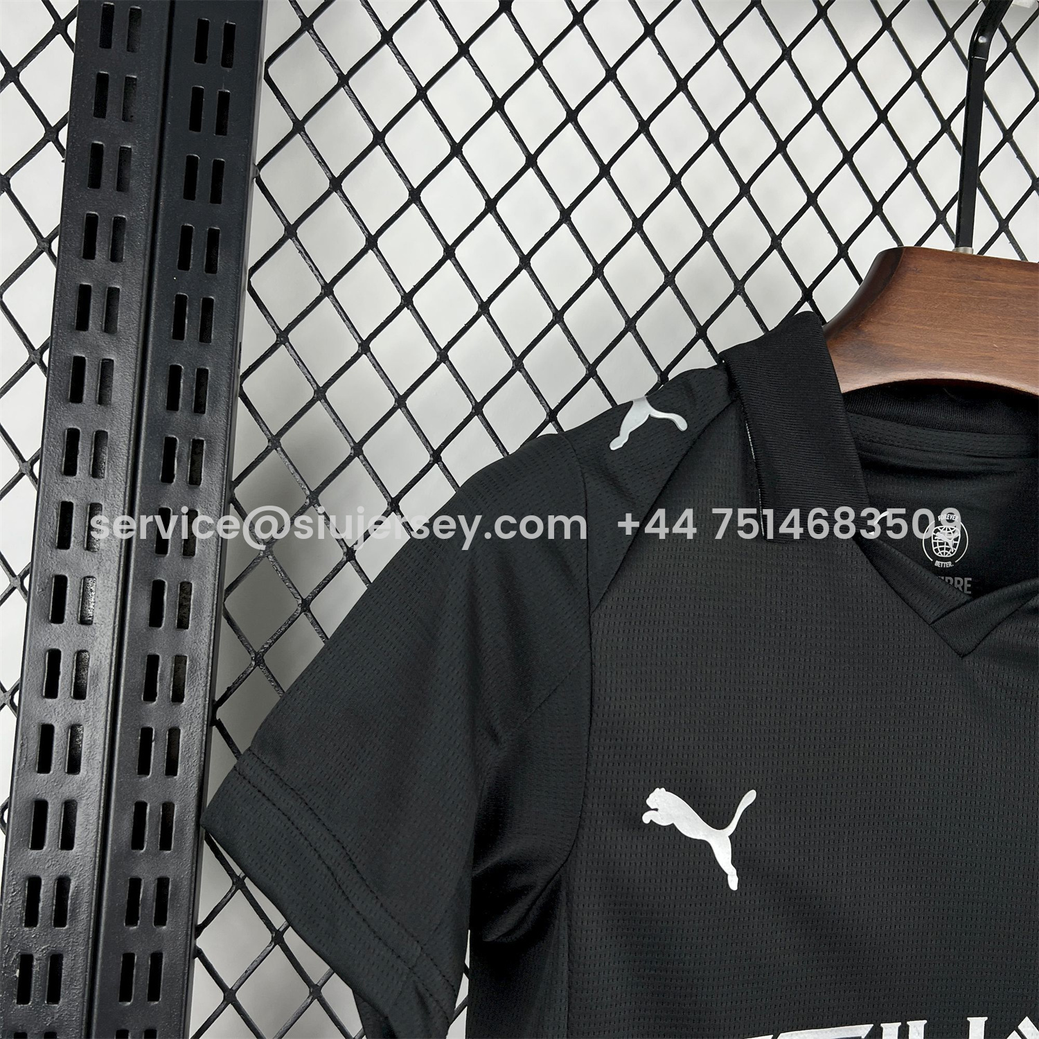 SIUjerseys-Manchester City 25-26 Away Black Kids Kit