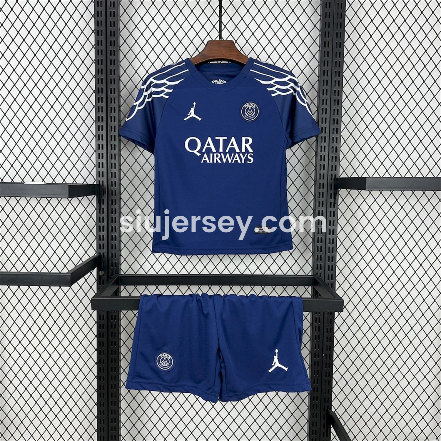 SIUjerseys-Paris Saint-Germain PSG 24-25 Fourth Kids Kit