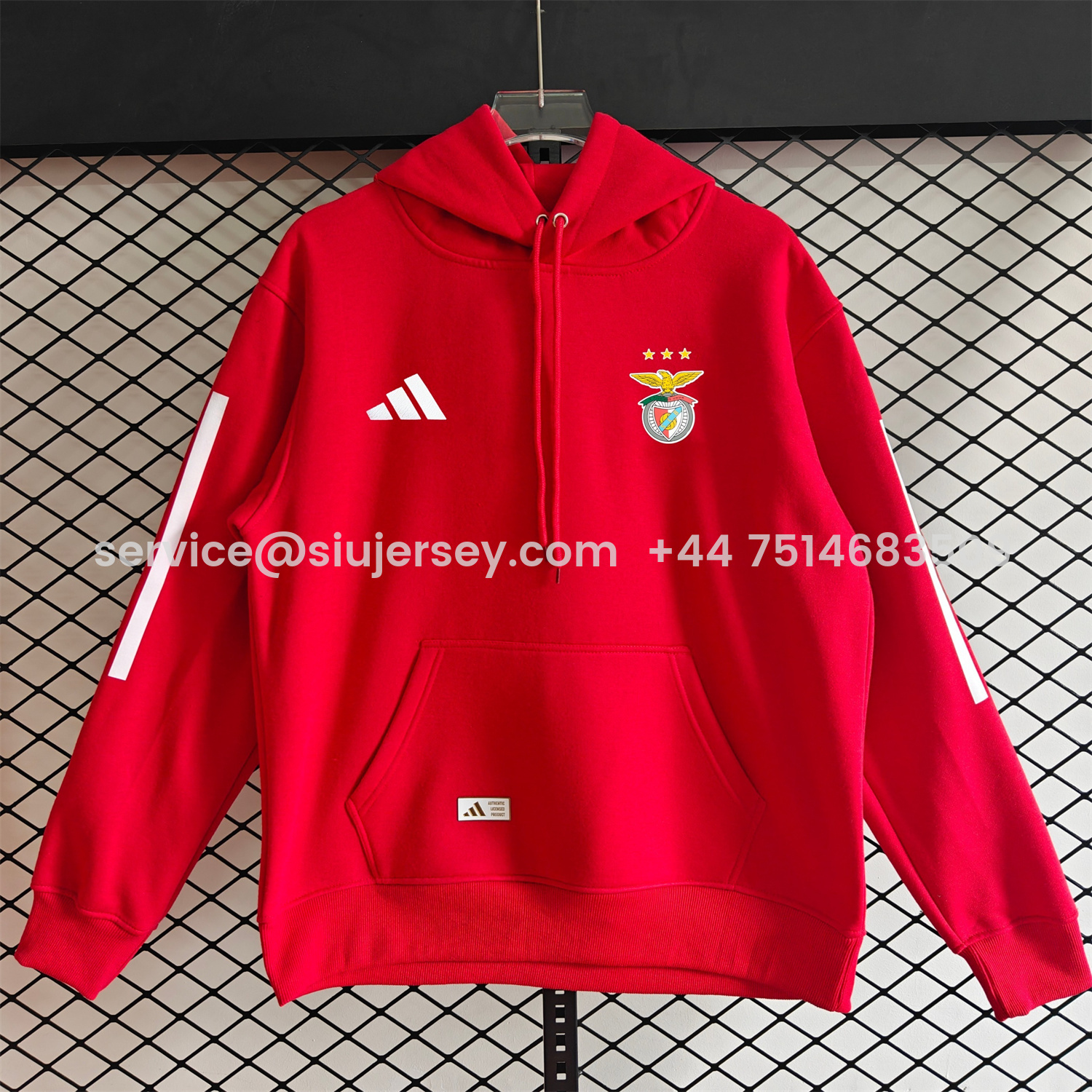 SIUjerseys-Benfica 25-26 Home Unisex Pullover Hoodie