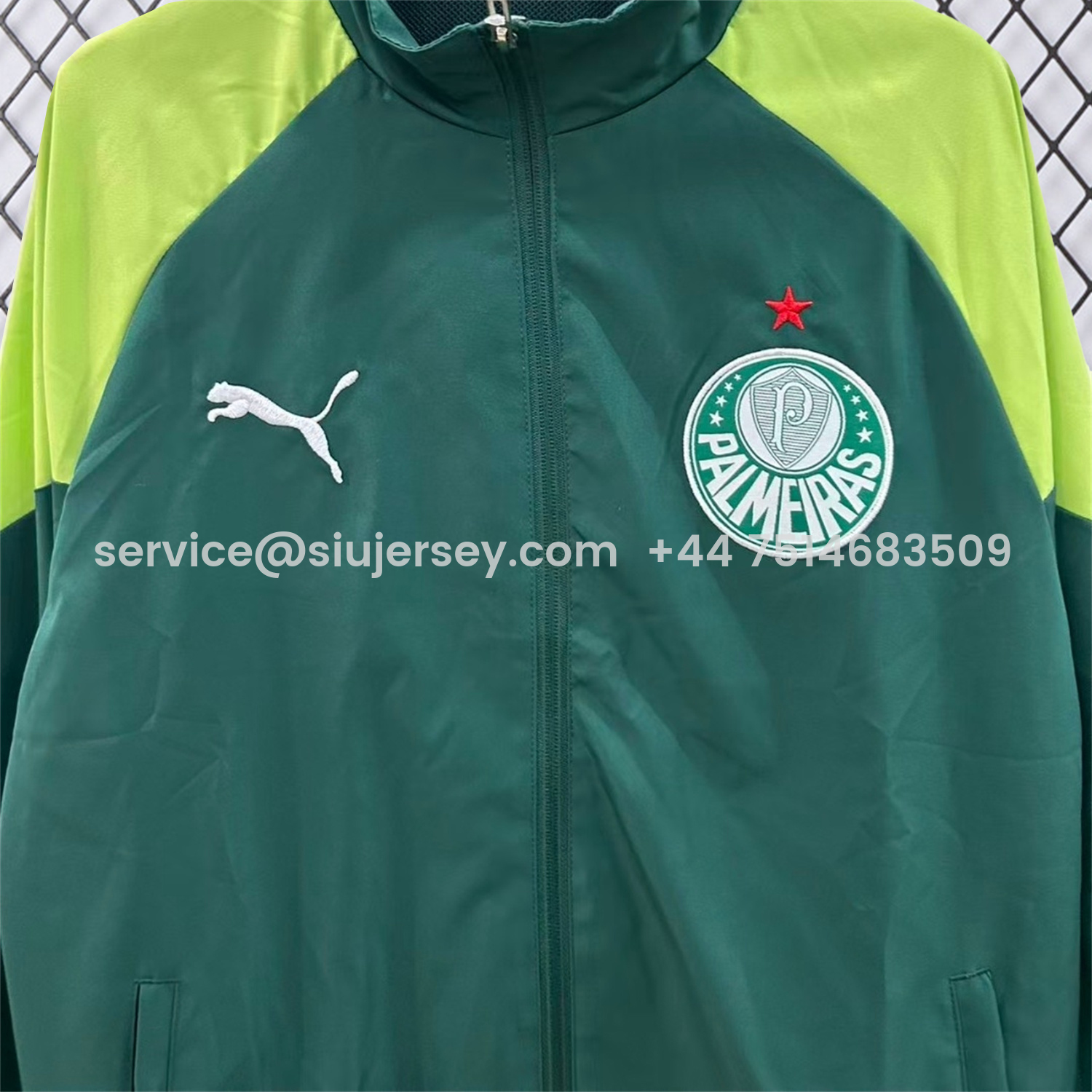 SIUjerseys-Palmeiras 25-26 Training Windbreaker Jacket - Green