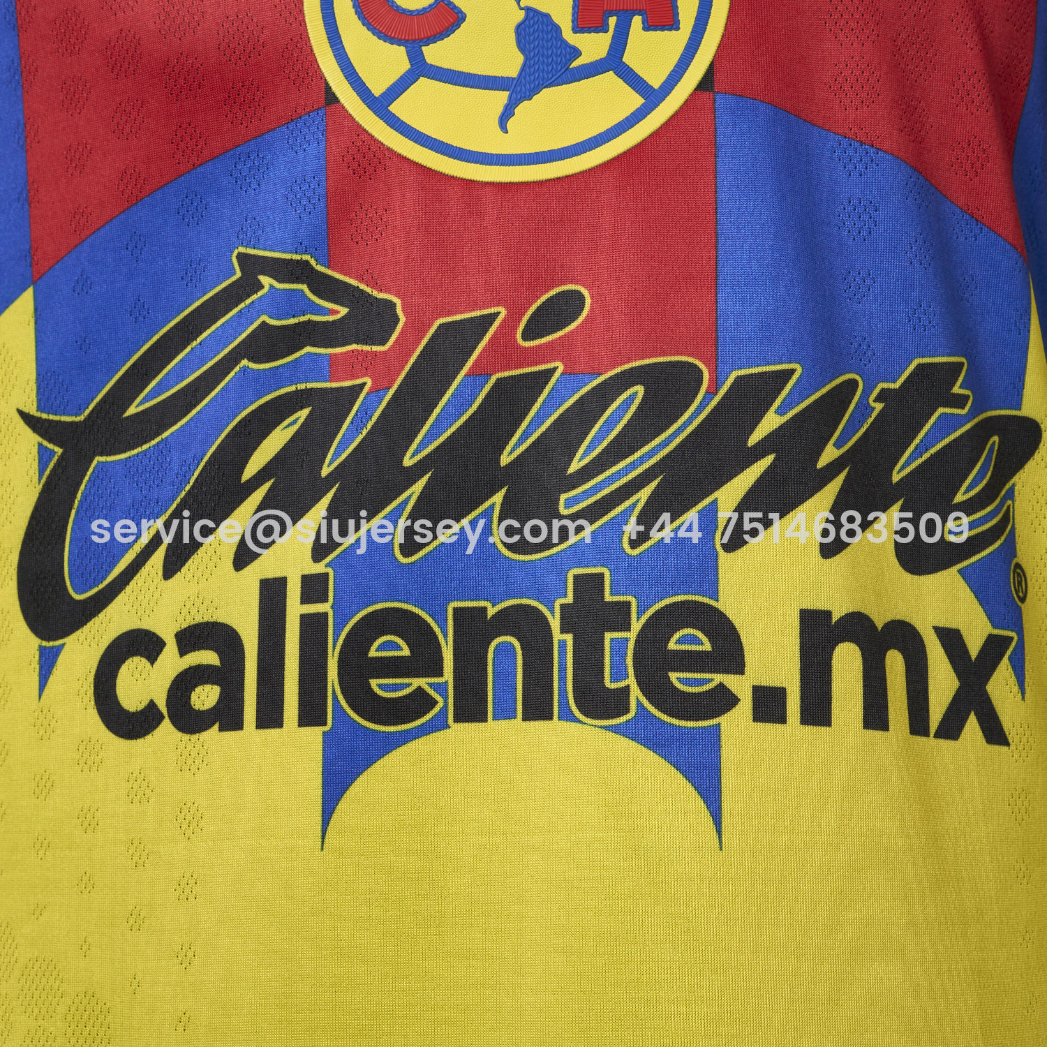 SIUjerseys-【El Día de Muertos Font】Club América 25-26 Home Yellow Jersey - Player Version
