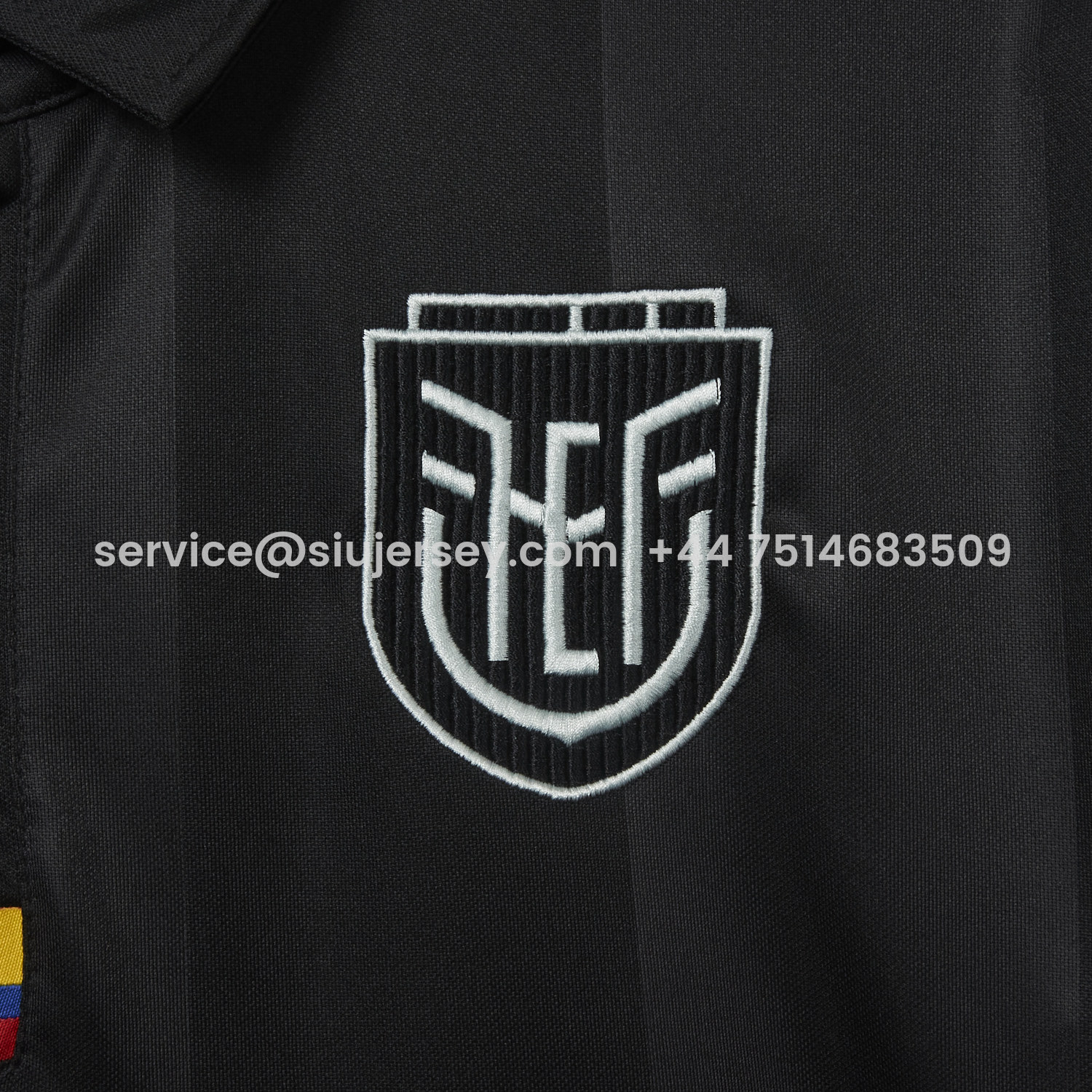 SIUjerseys-Ecuador 2025 Centenary Black Special Jersey - Fans Version