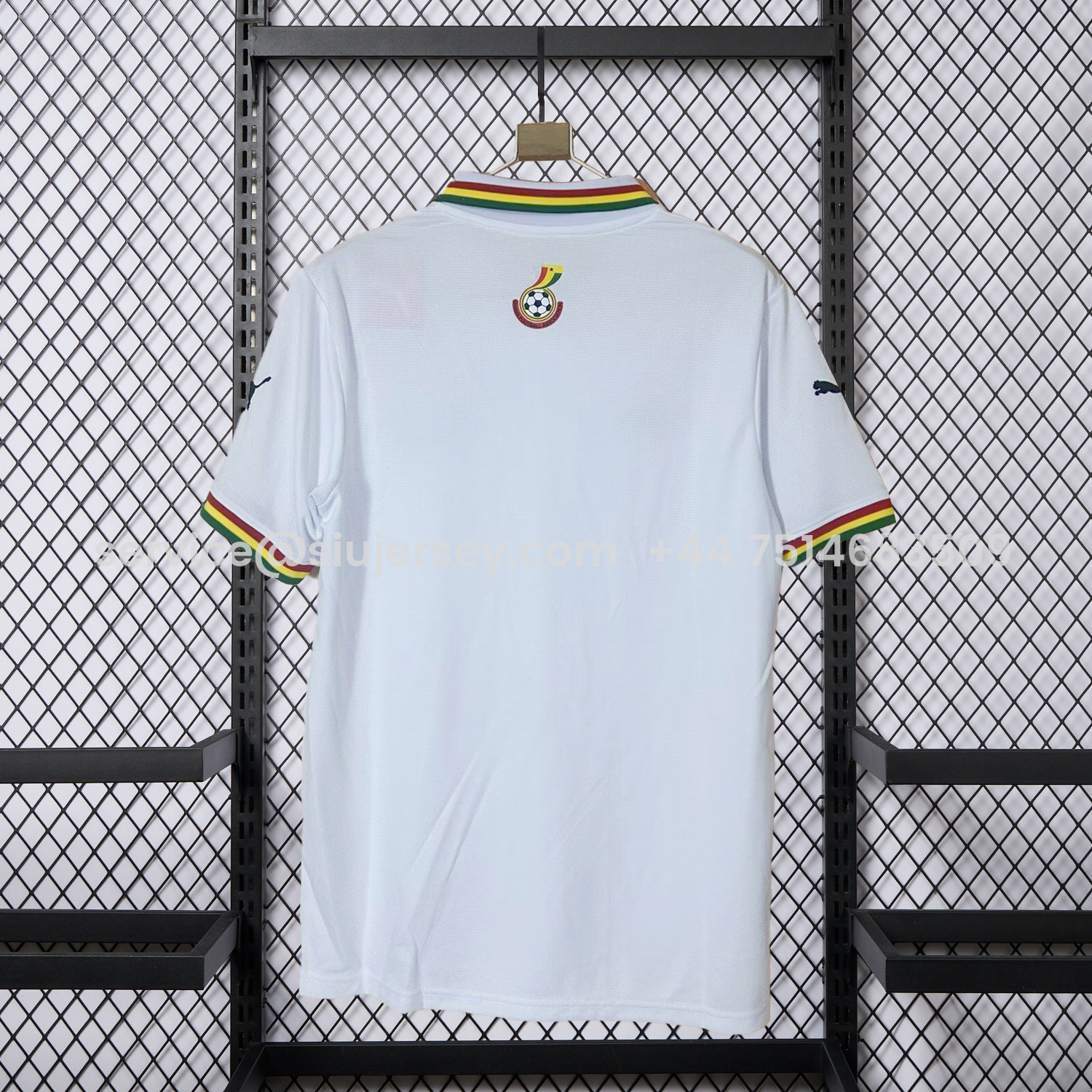 SIUjerseys-Ghana 2026 White Polo Jersey - Fans Version