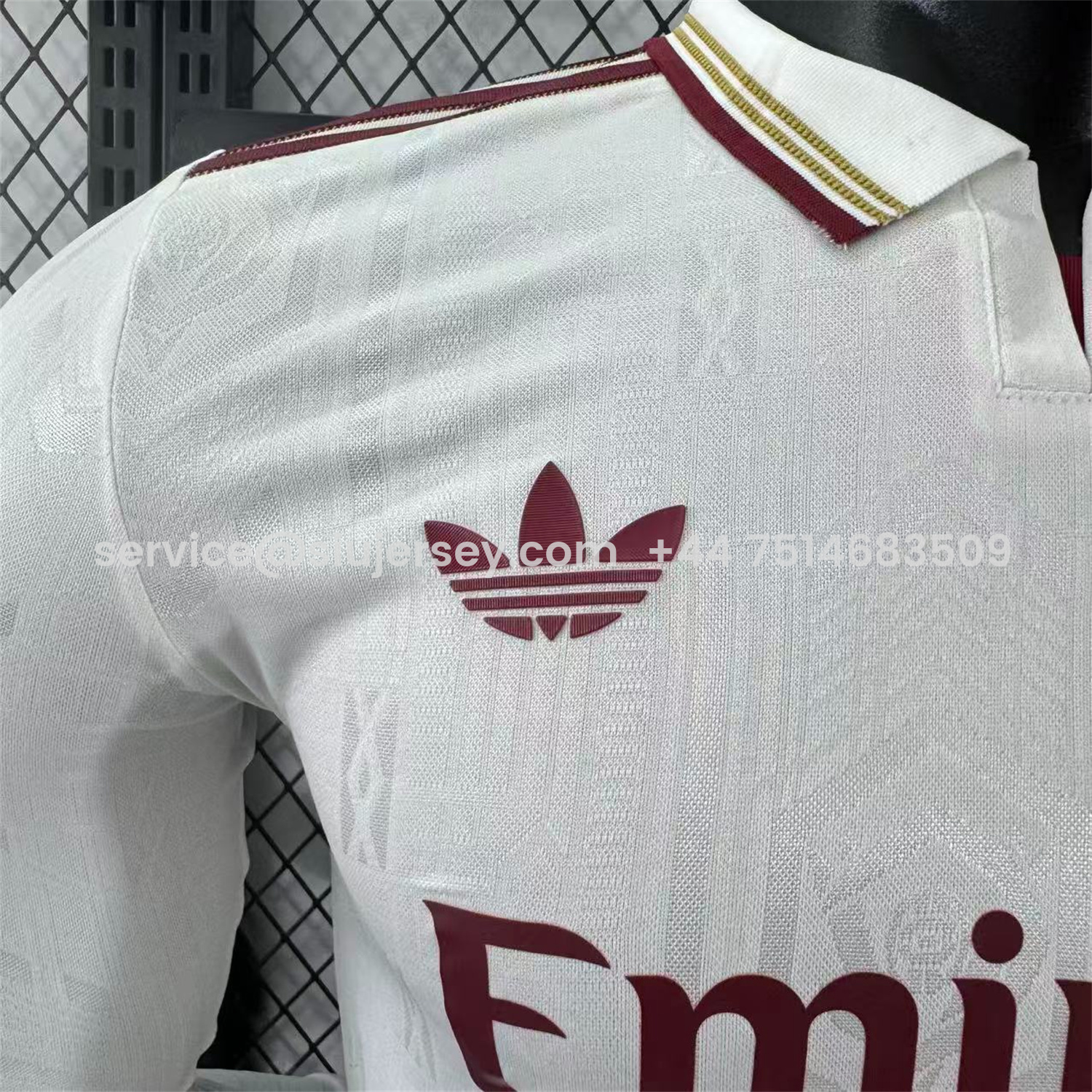 SIUjerseys-Arsenal 25-26 Third White Long Sleeves Jersey - Player Version