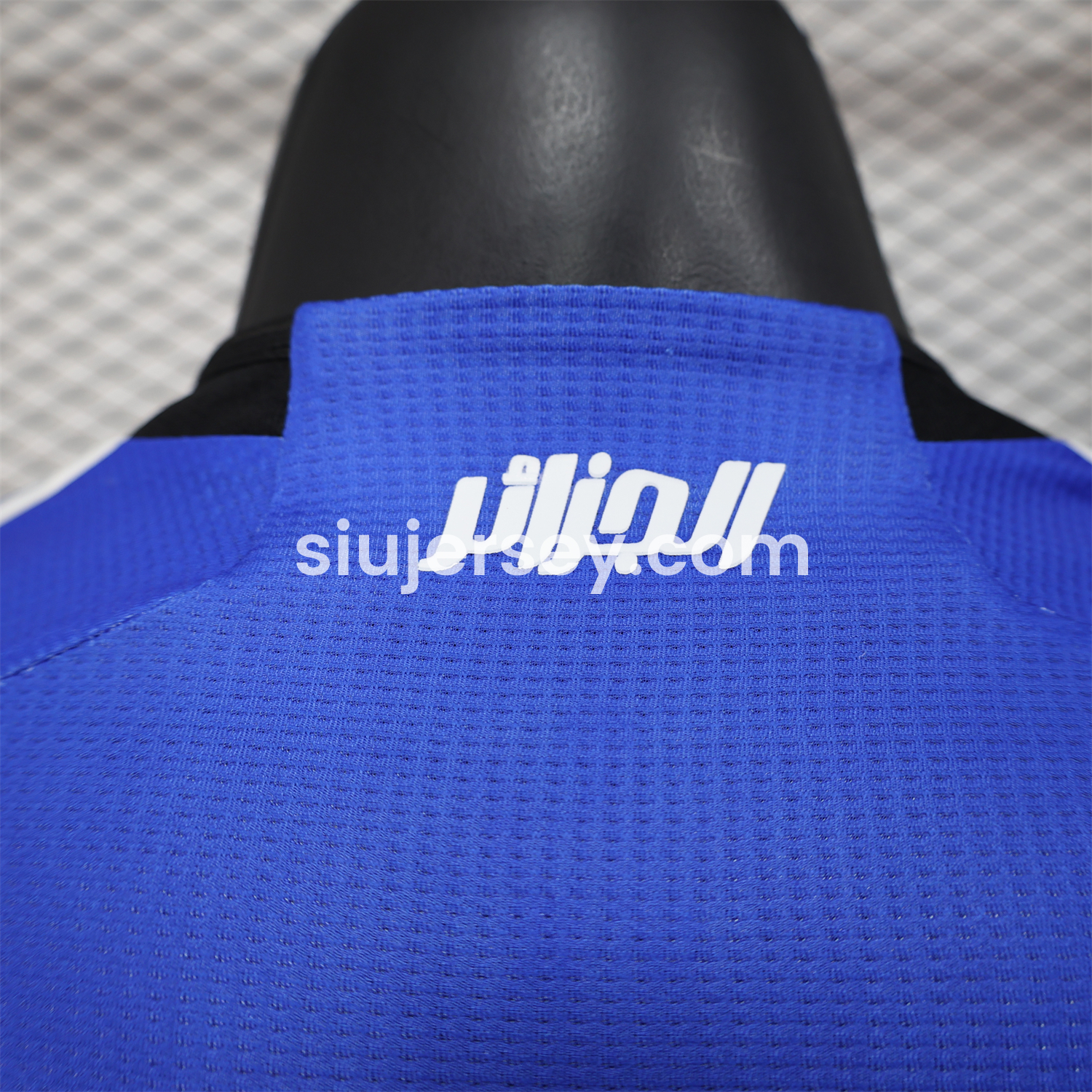 SIUjerseys-Algeria 25-26 Blue and Black Gradient with White Text Jersey - Player Version