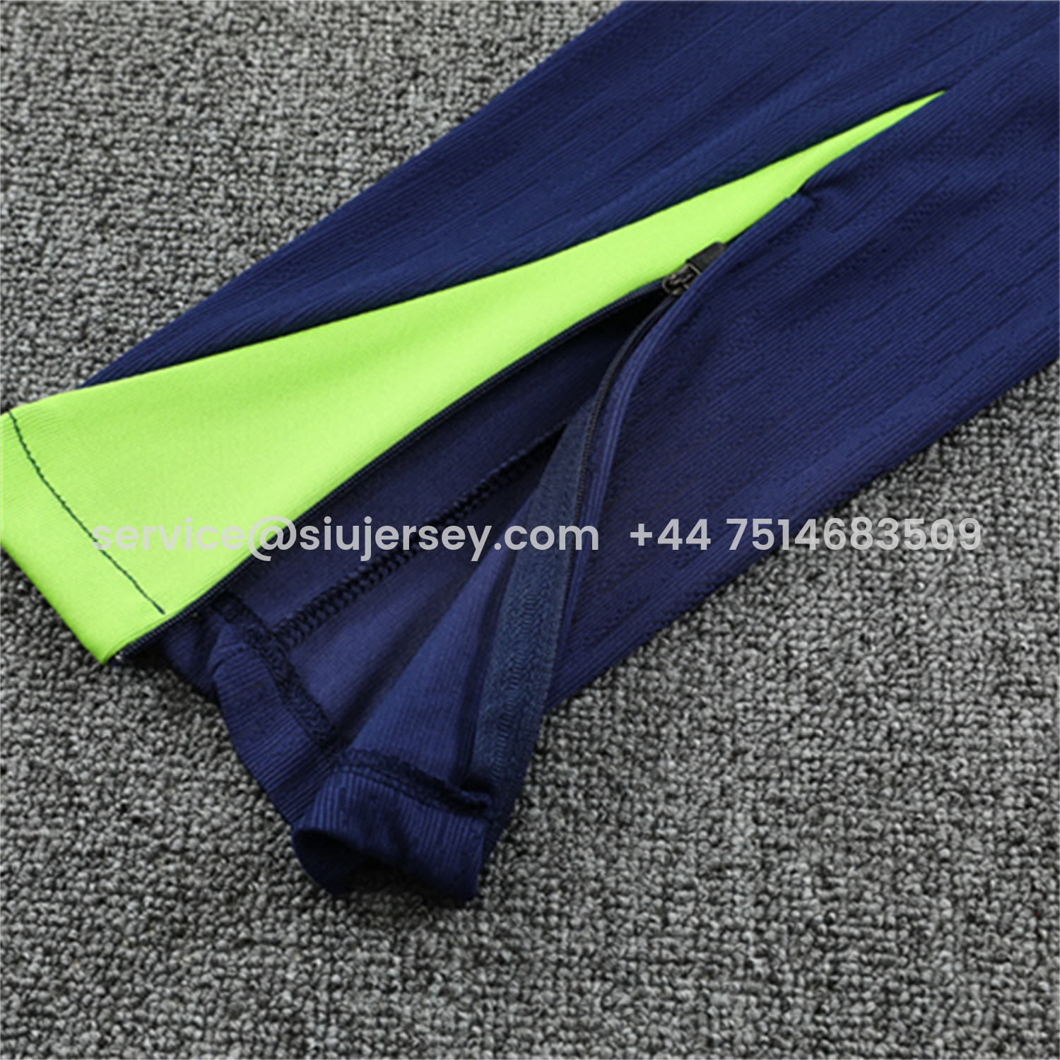 SIUjerseys-Brazil 25-26 Kids Long Sleeve Training Set - Colorful Camouflage Top & Royal Blue Pants