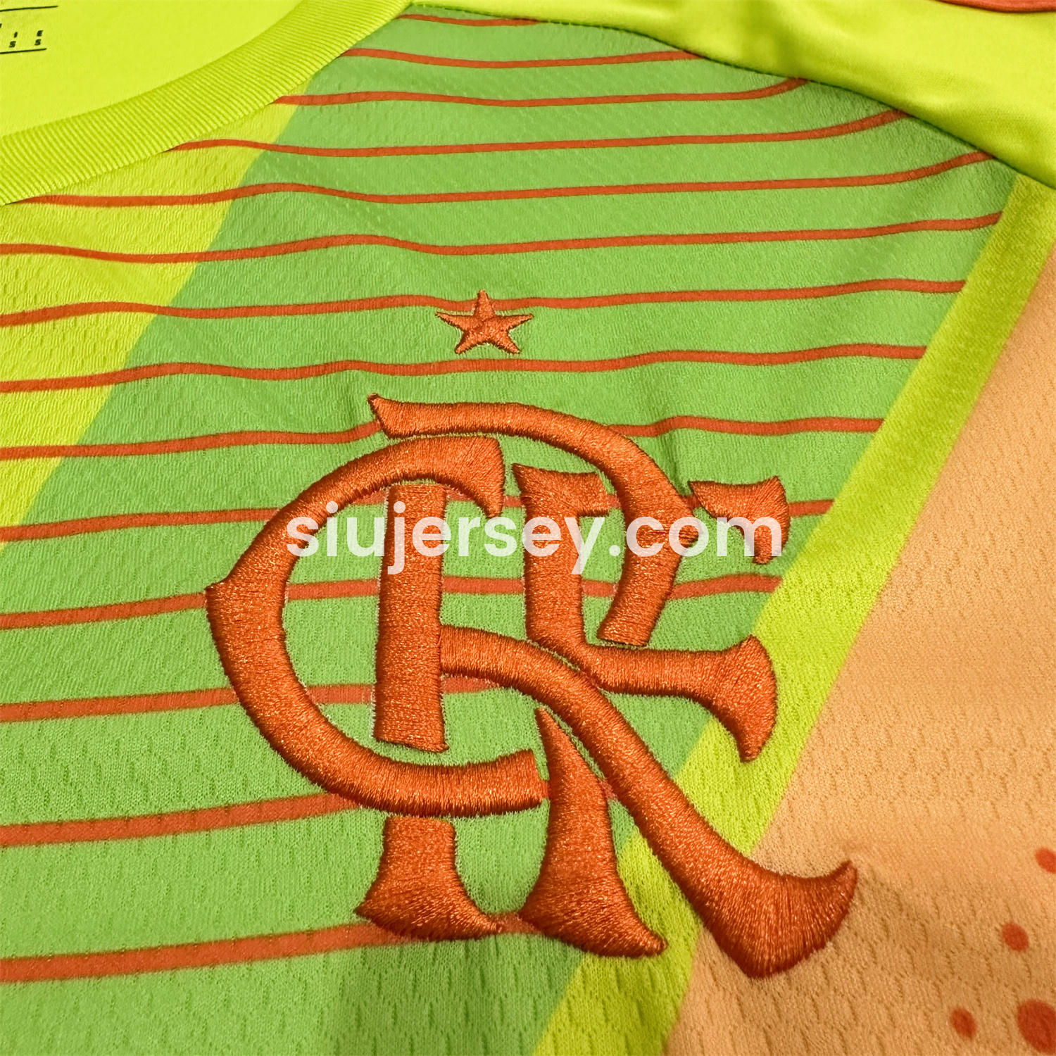 SIUjerseys-Flamengo 25-26 Yellow Green Goalkeeper Jersey - Fans Version