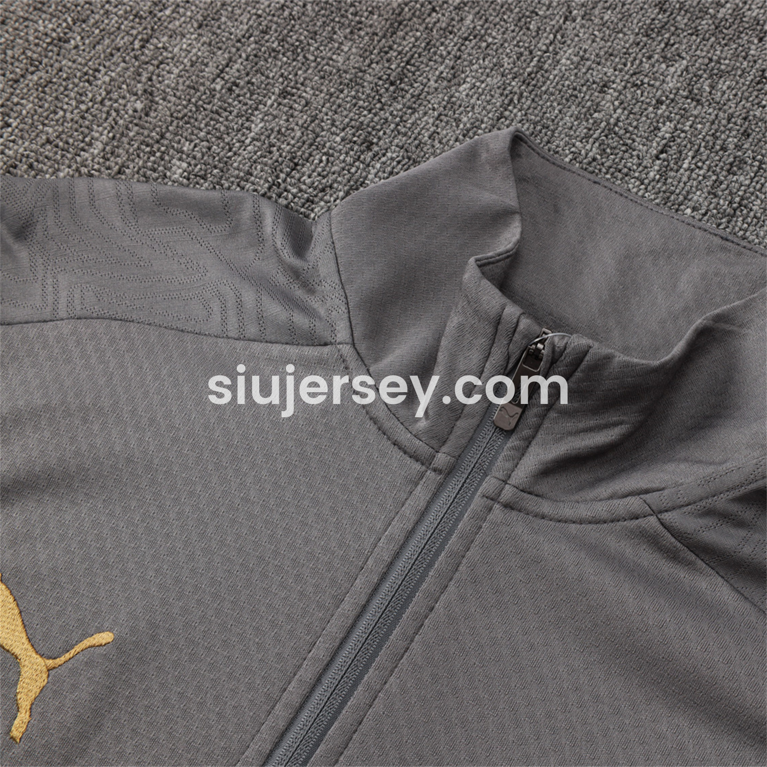 SIUjerseys-AC Milan 25-26 Jacket Training Tracksuit - Grey top & Grey Pants