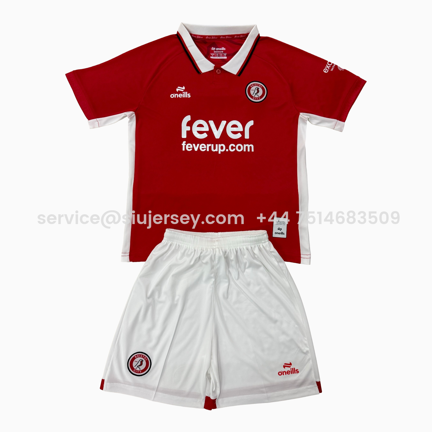 SIUjerseys-Bristol City 25-26 Home Red Men's Adult Jersey Set - Fans Version