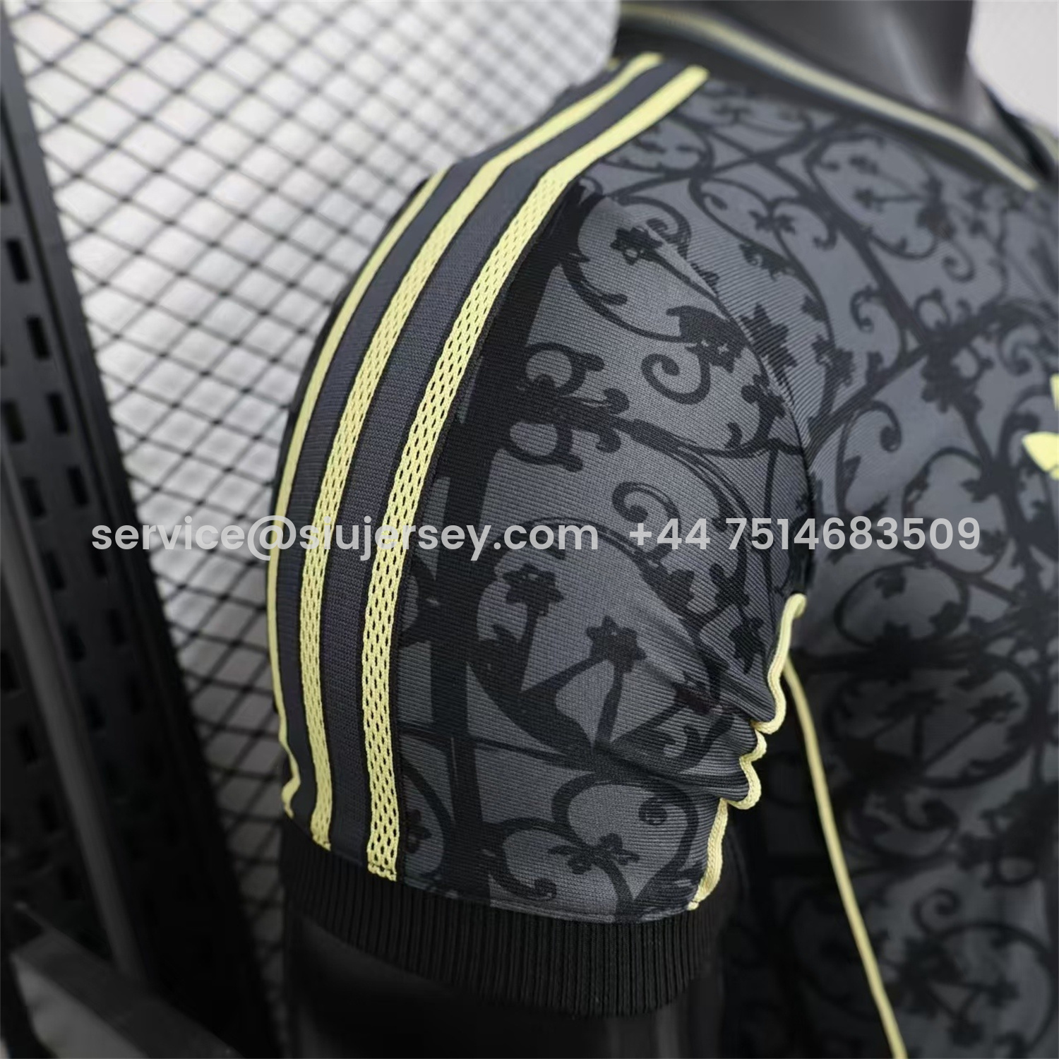 SIUjerseys-Liver.pool 25-26 Black Floral Pattern Special Jersey - Player Version