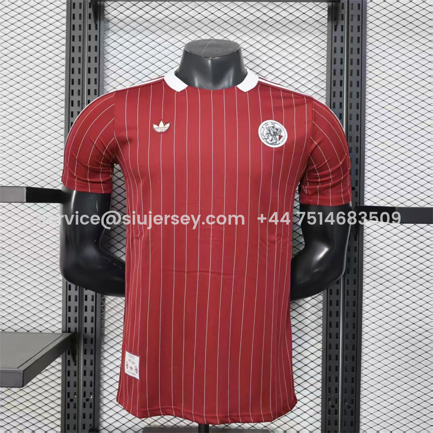 SIUjerseys-Ajax 25-26 Icon Range Travel Special Edition Red Jersey - Player Version