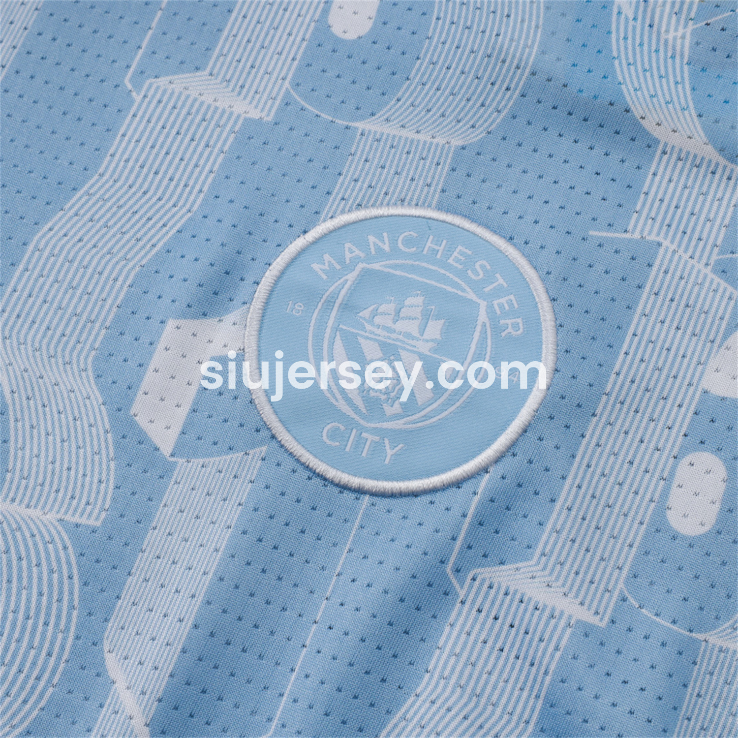SIUjerseys-Manchester United 24-25 Short-Sleeve Training Set - Light Blue