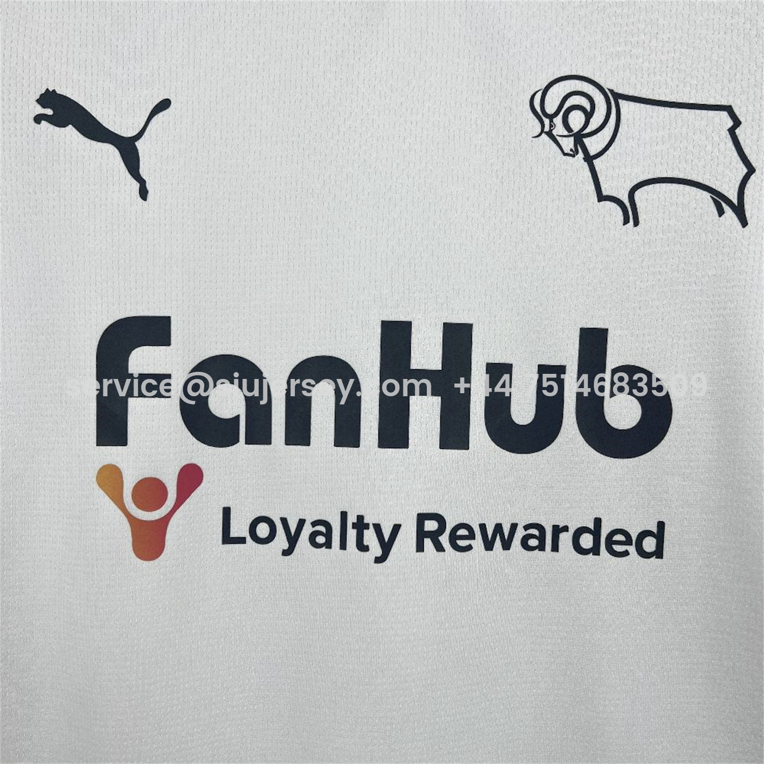 SIUjerseys-Derby County 25-26 Home Jersey - Fans Version