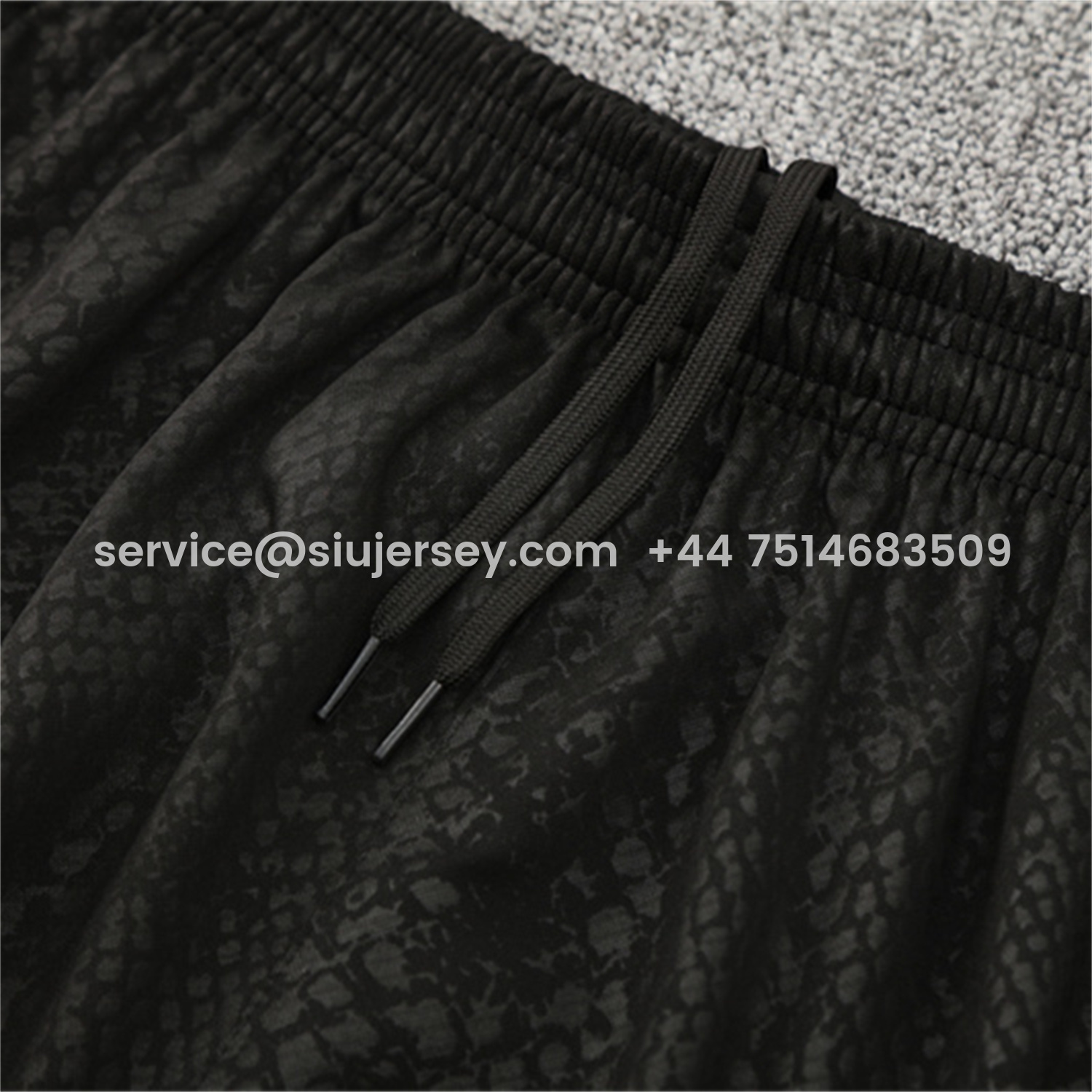 SIUjerseys-Barcelona 25-26 X KB Long Sleeve Training Set - Black Top & Black Pants