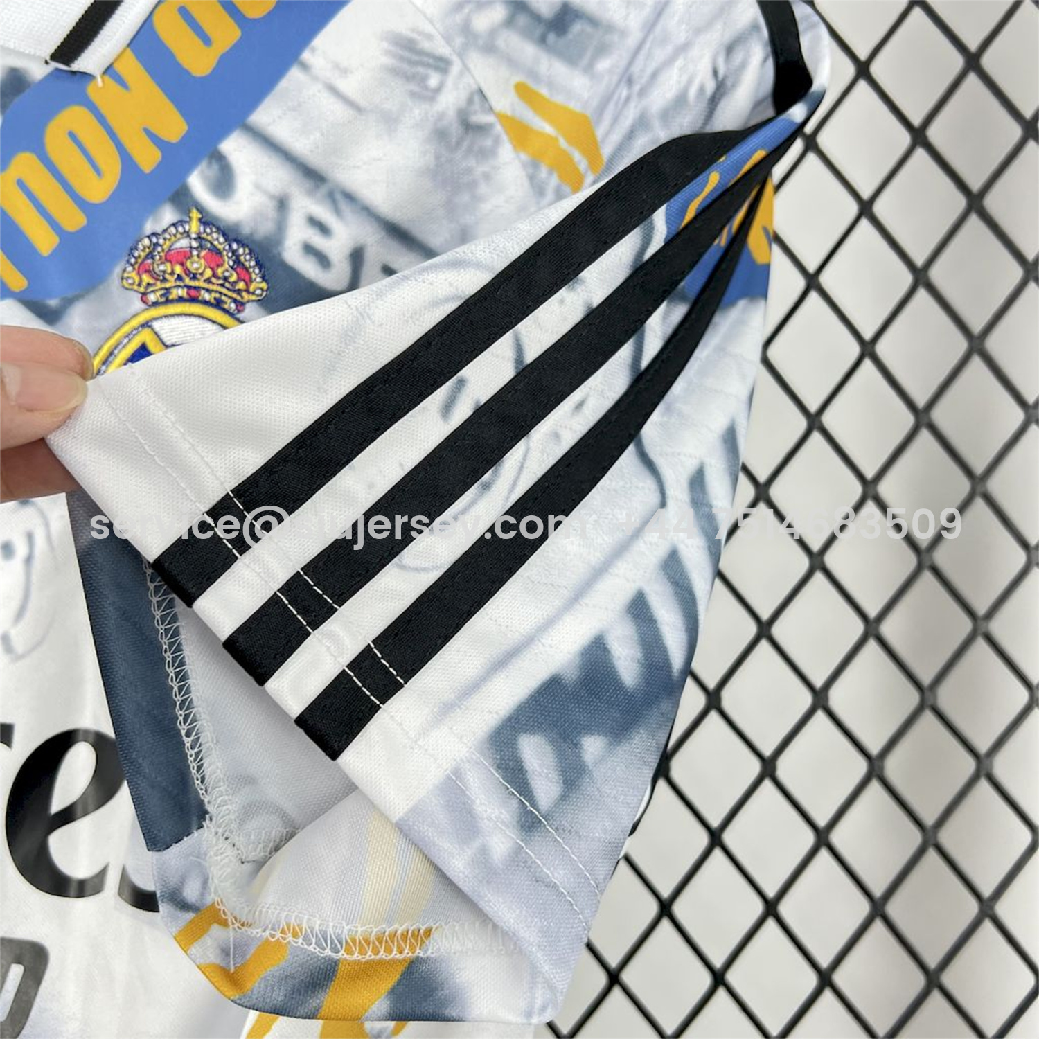 SIUjerseys-Real Madrid 25-26 Capture Of Camp Nou POLO White Special Jersey - Fans Version