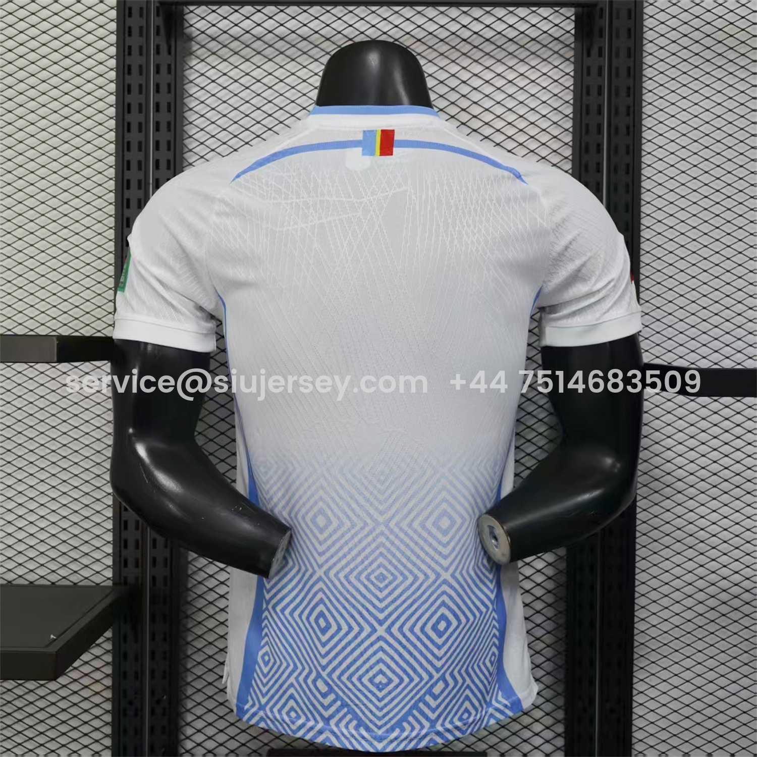 SIUjerseys-Congo 2026 Away White Jersey - Player Version