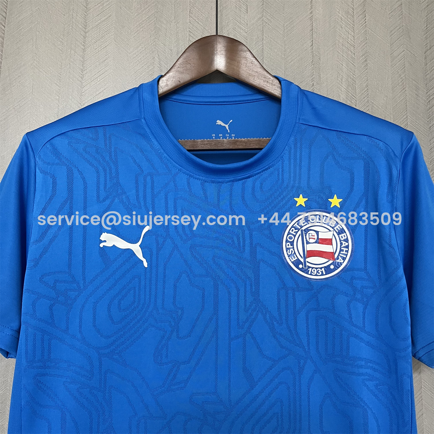 SIUjerseys-Bahia 25-26 Blue Training Jersey - Fans Version