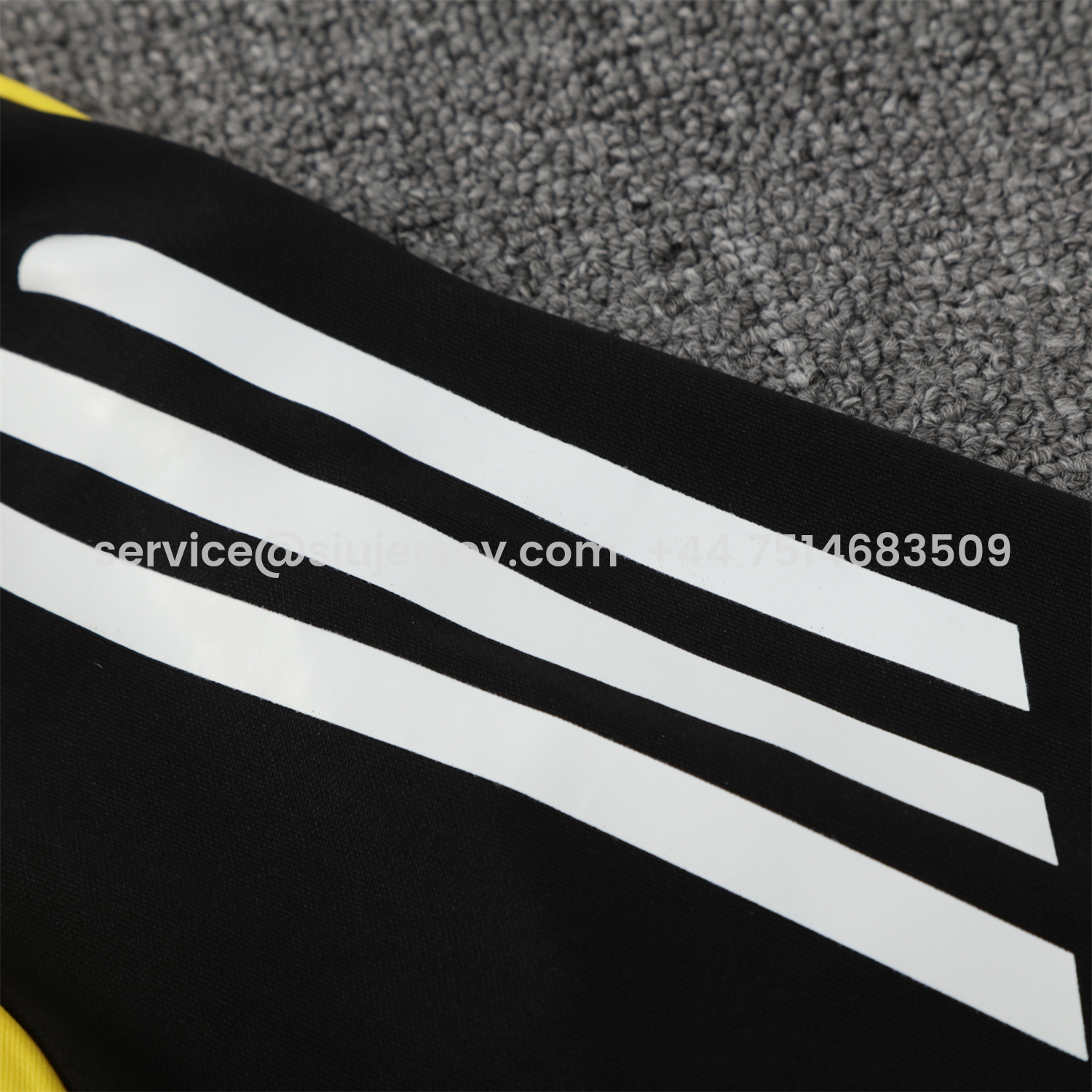 SIUjerseys-Atletico Mineiro 25-26 Long Sleeve Training Set - Yellow Top & Black Pants