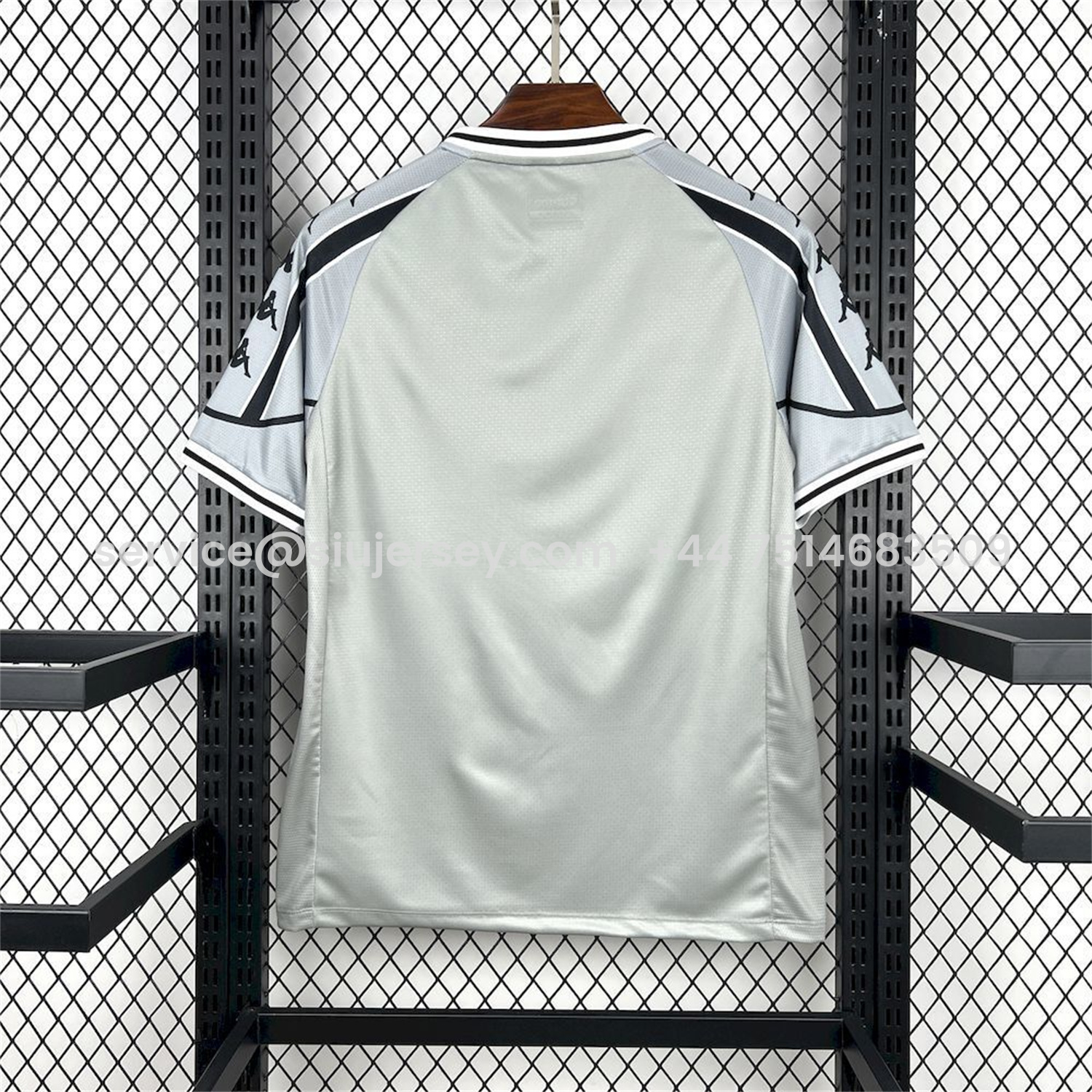 SIUjerseys-Vasco da Gama 25-26 Grey Pre-Match Jersey - Fans Version