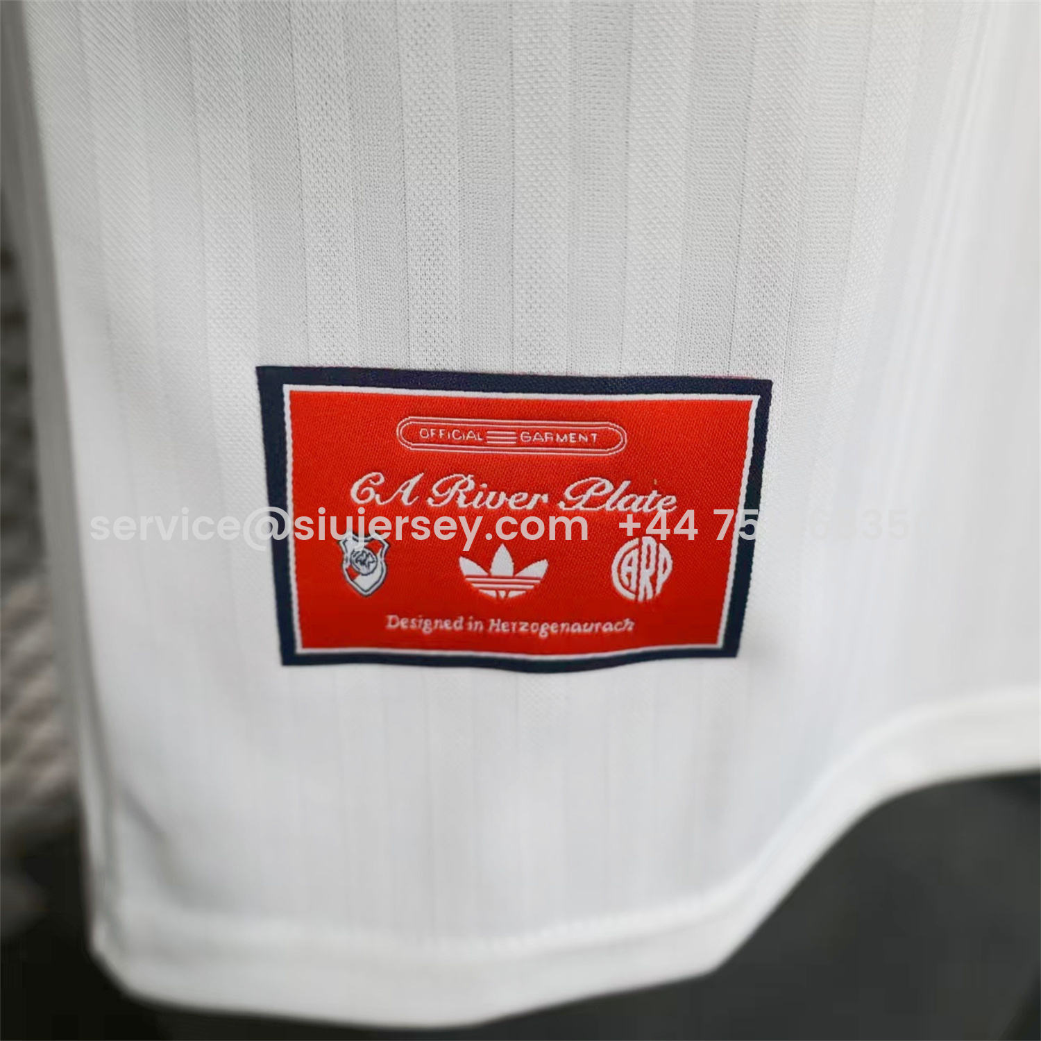 SIUjerseys-River Plate 25-26 Originals Terrace Icon White Jersey - Player Version