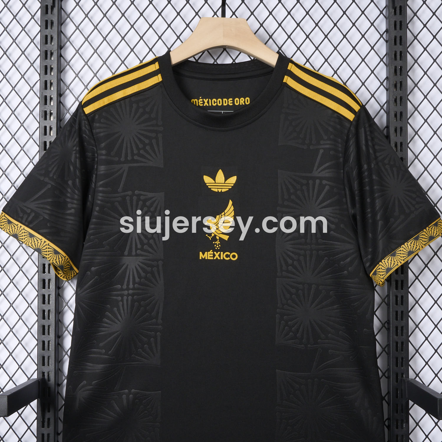 SIUjerseys-Mexico 2025 Gold Cup Home Black Jersey - Fans Version