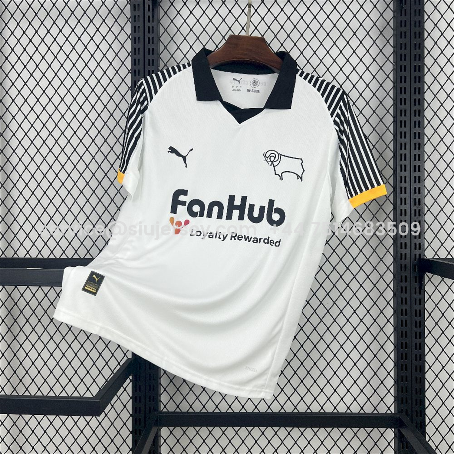 SIUjerseys-Derby County 25-26 Home Jersey - Fans Version