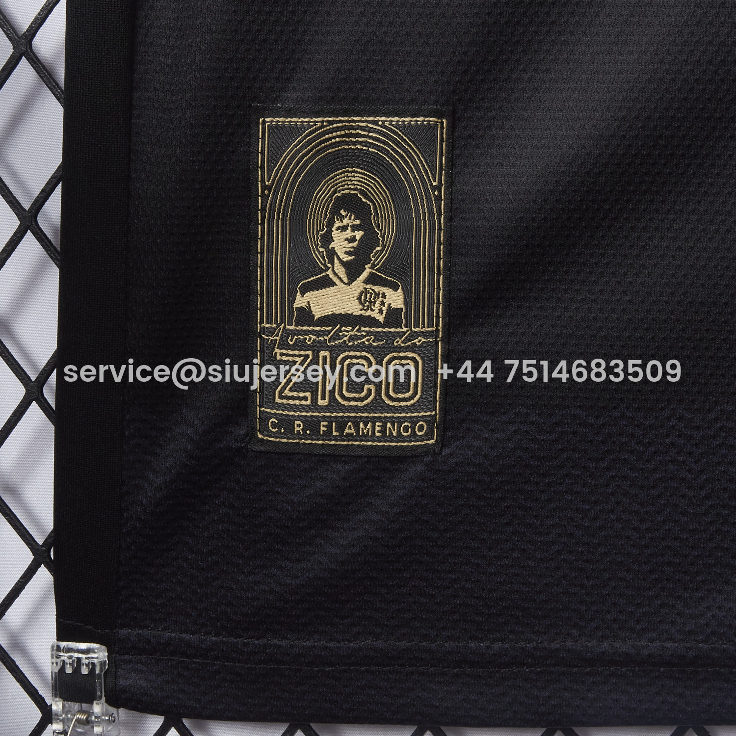 SIUjerseys-Flamengo 25-26 ZICO Commemorative Black Jersey - Fans Version
