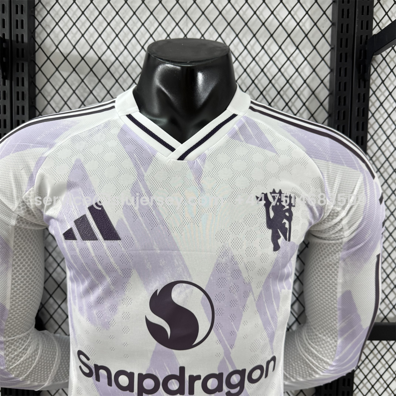 SIUjerseys-Manchester United 25-26 Away Long Sleeves Jersey - Player Version