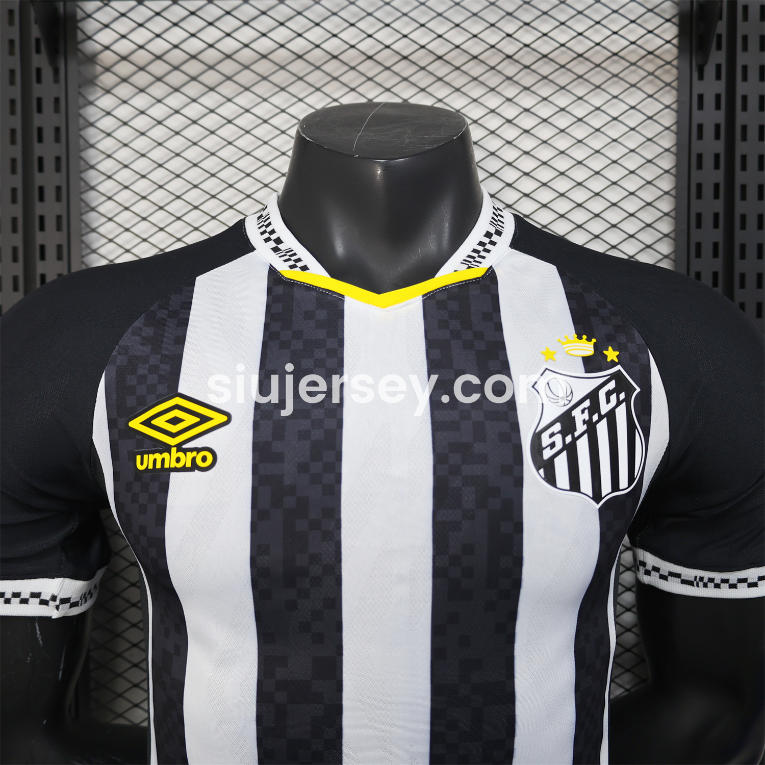 SIUjerseys-Santos 25-26 Away Unsponsored Jersey - Player Version