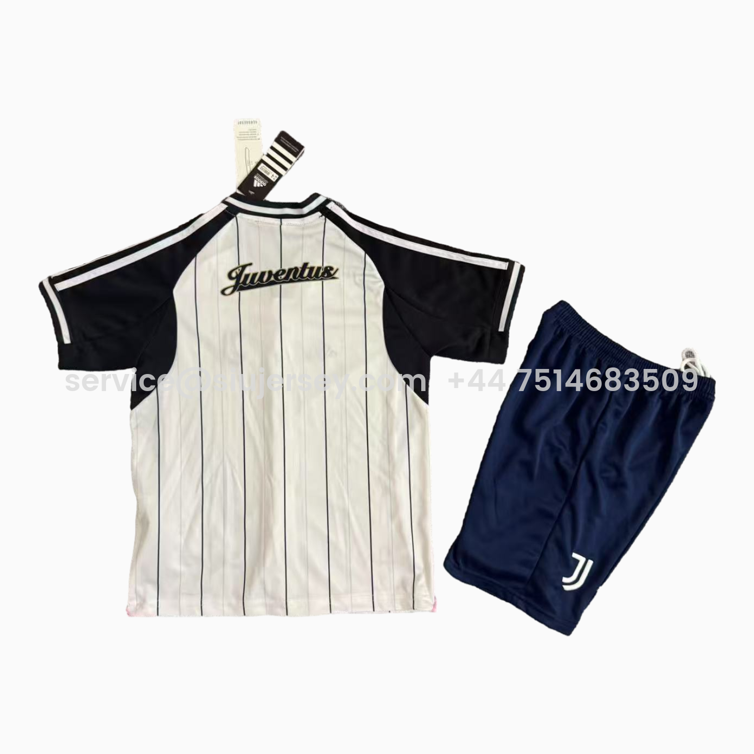 SIUjerseys-Juventus 25-26 White Baseball Kids Kit