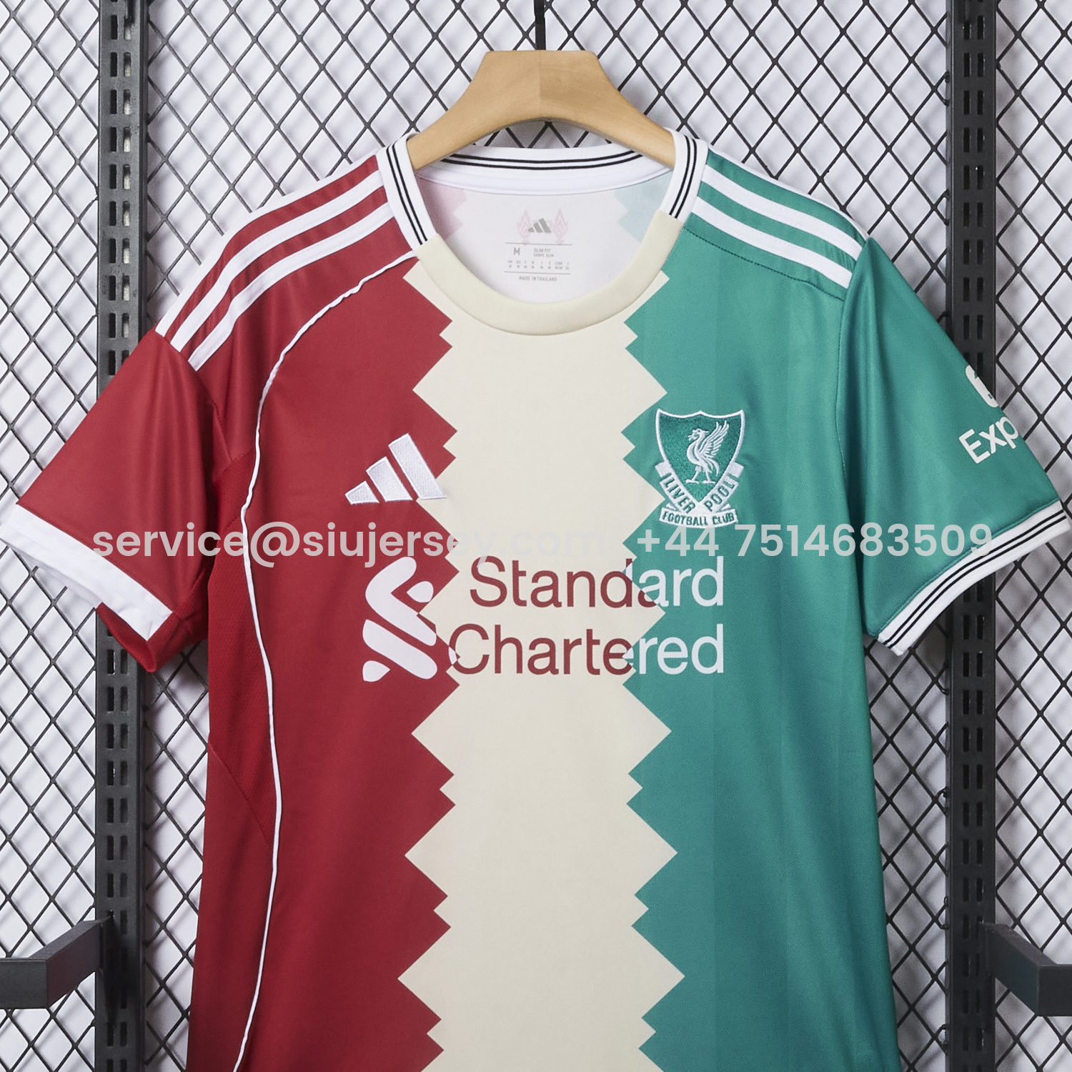 SIUjerseys-Liver.pool 25-26 Tricolor Shirt - Fans Version