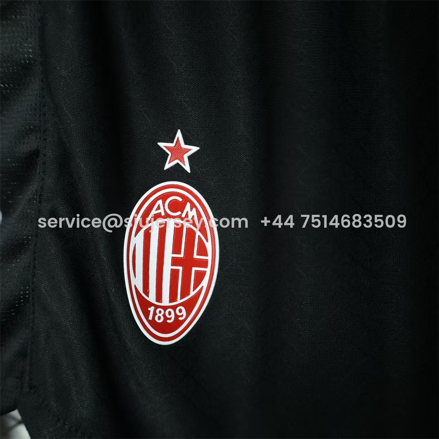SIUjerseys-AC Milan 25-26 Home Black Shorts - Player Version