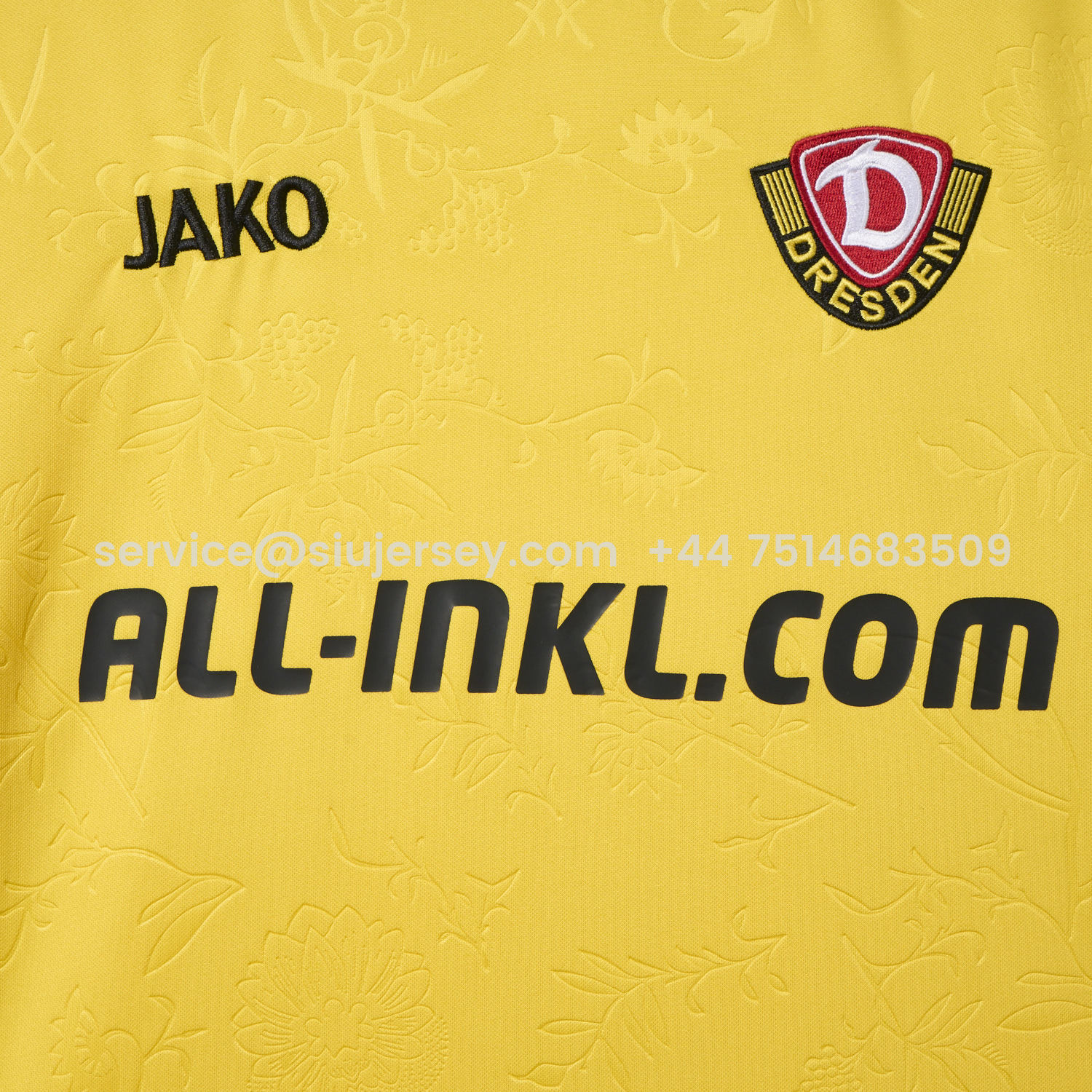 SIUjerseys-Dynamo Dresden 25-26 Home Jersey - Fans Version