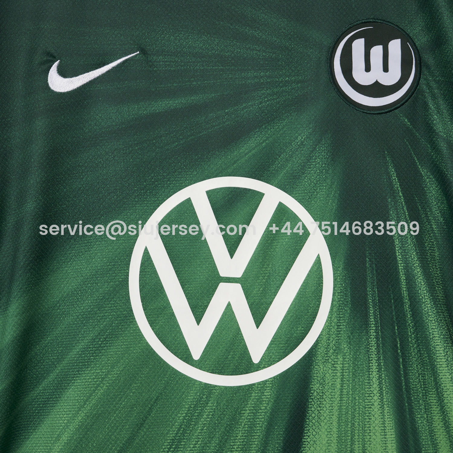 SIUjerseys-Wolfsburg 25-26 Home Green Jersey - Fans Version