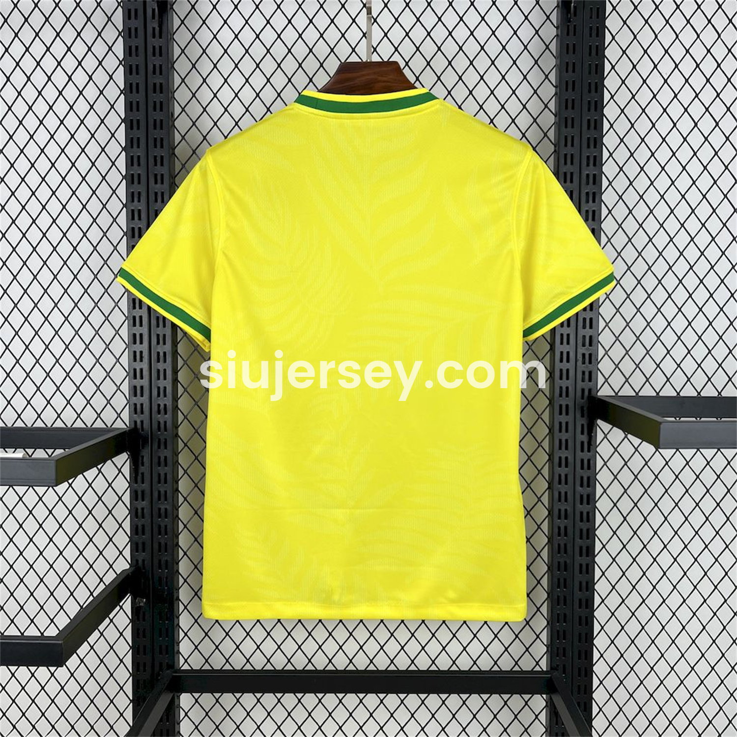 SIUjerseys-Brazil 25-26 Green Dove Yellow Jersey - Fans Version