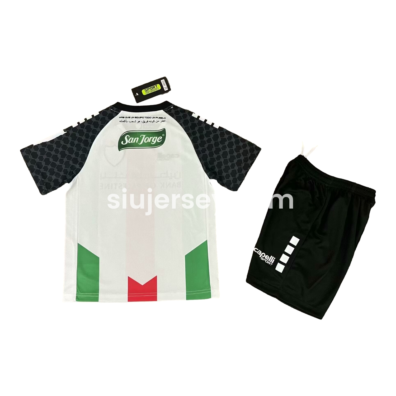 SIUjerseys-Club Deportivo Palestino 25-26 Home Kids Kit