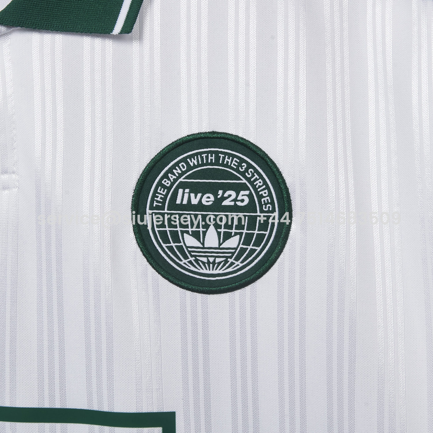 SIUjerseys-Bohemian 25-26 Oasis Originals Tour Light White Jersey With Number 25 - Fans Version