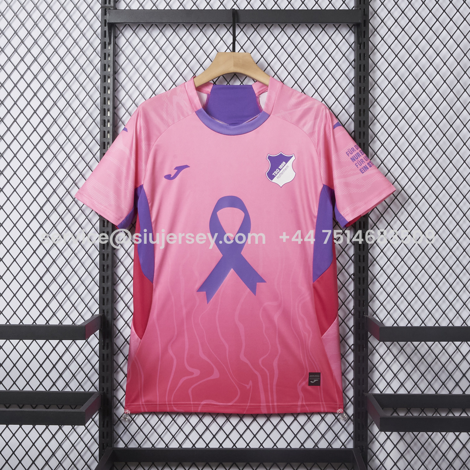SIUjerseys-Hoffenheim 25-26 Breast Cancer Awareness Special Jersey - Fans Version