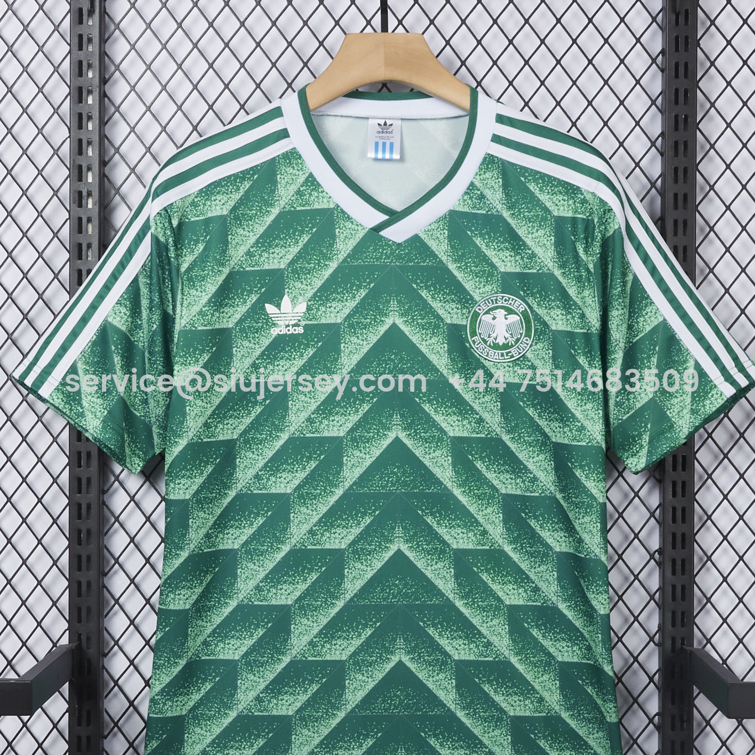 SIUjerseys-Retro Germany 1990 Away Green Jersey
